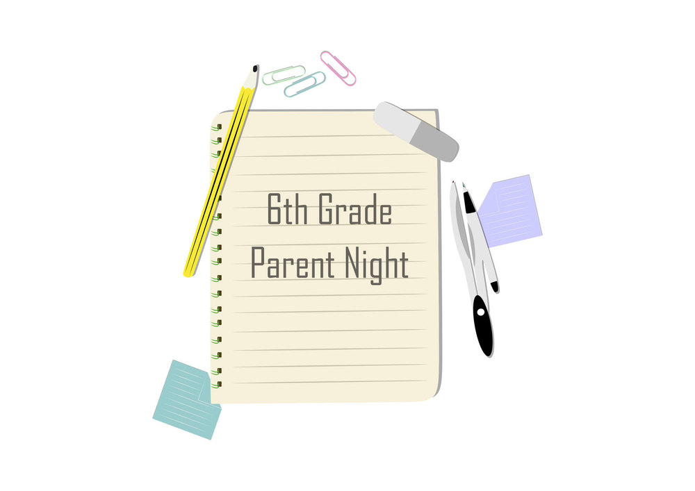 6th Grade Parent Night on Monday, March 27th