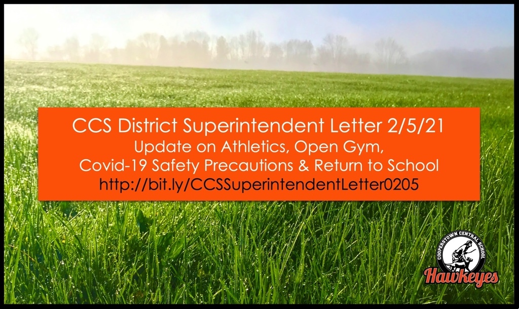 Superintendent Letter 2/5/2021